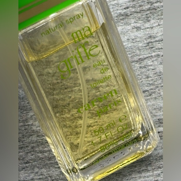 VTG Carven Ma Griffe Eau De Toilette Natural Spray 50ml 1.7 Fl Oz 75008 90% Full - Picture 7 of 15